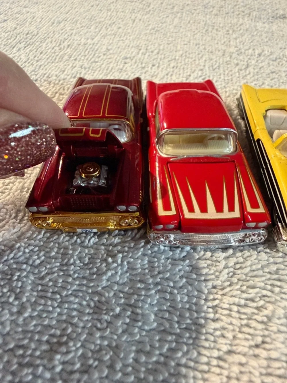 Racing Champions Chevy Impala Die-Cast Car Set of 3 Classic Vehicles Collection